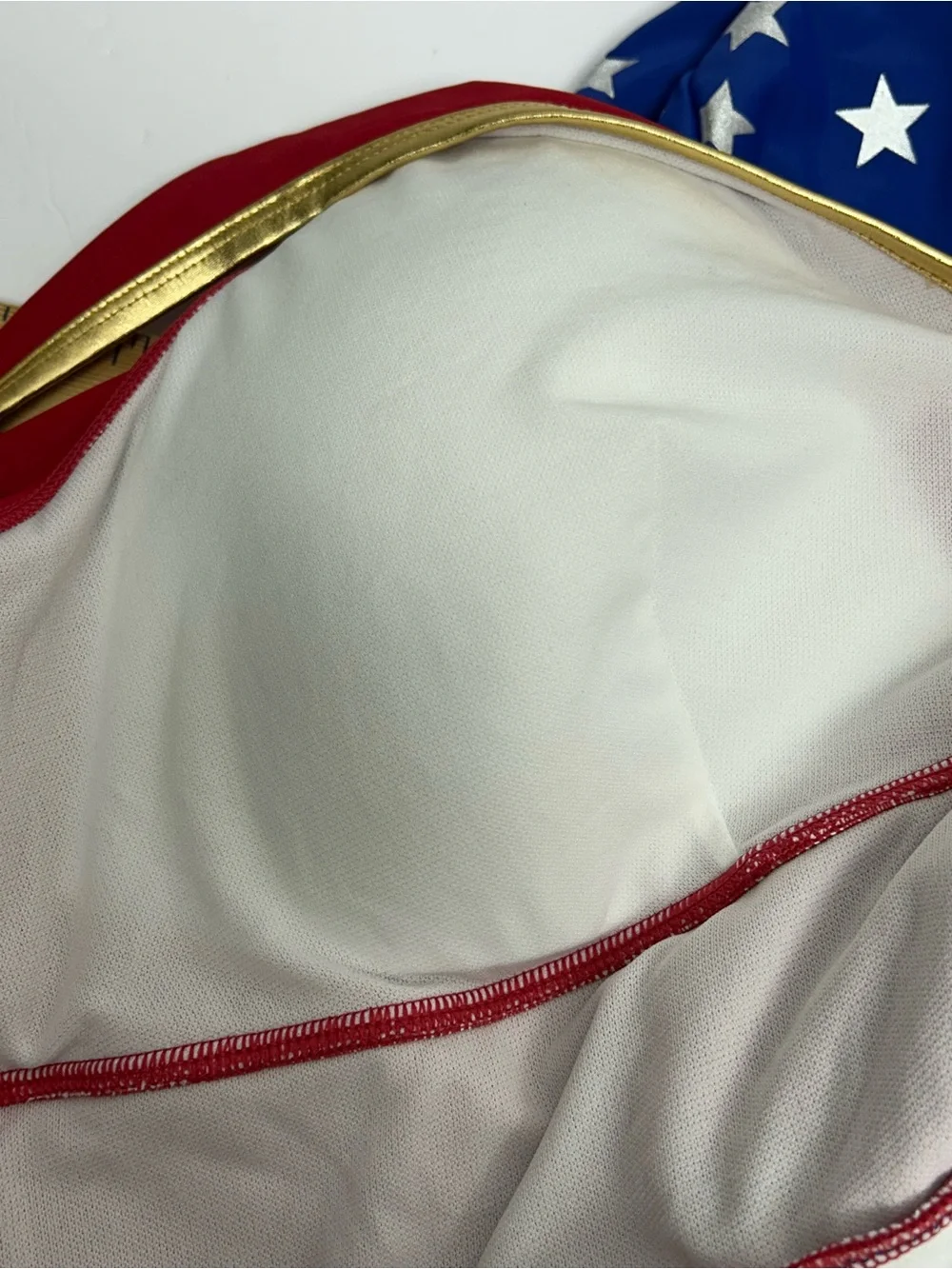 Wonder Woman Torrid  5X plus Red & Blue Stars Costume Swimsuit